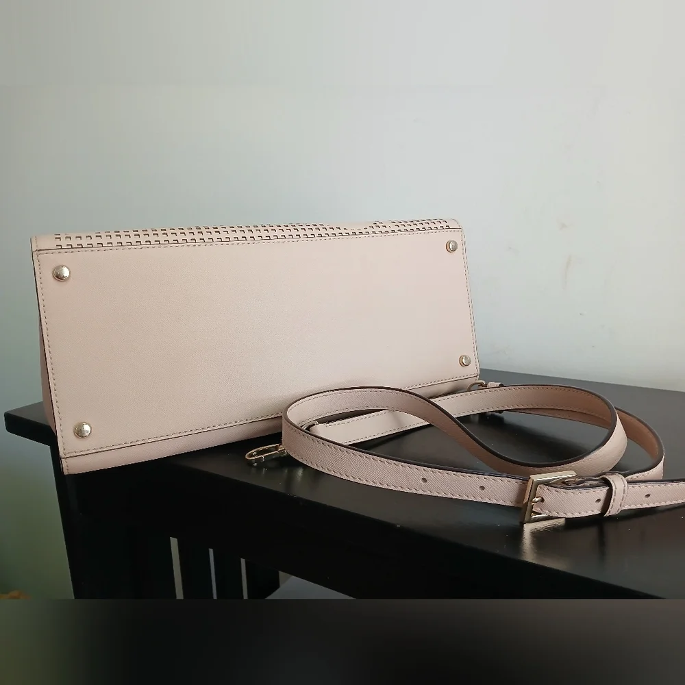Kate Spade Cameron Street Perforated Candace Satchel Crossbody Dolce